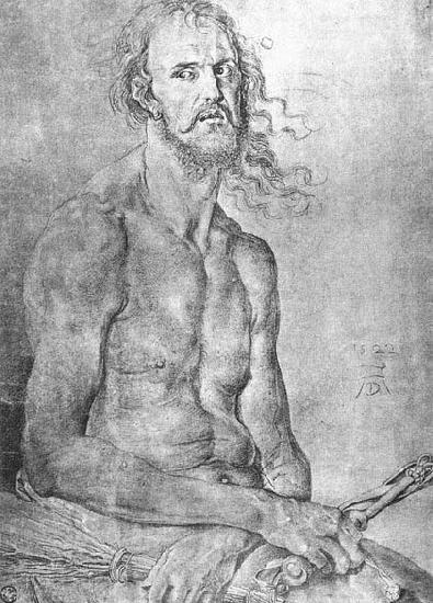 Albrecht Durer Self-Portrait as the Man of Sorrows oil painting picture